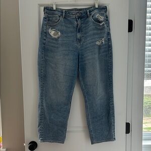 American Eagle Mom Straight Leg Jean